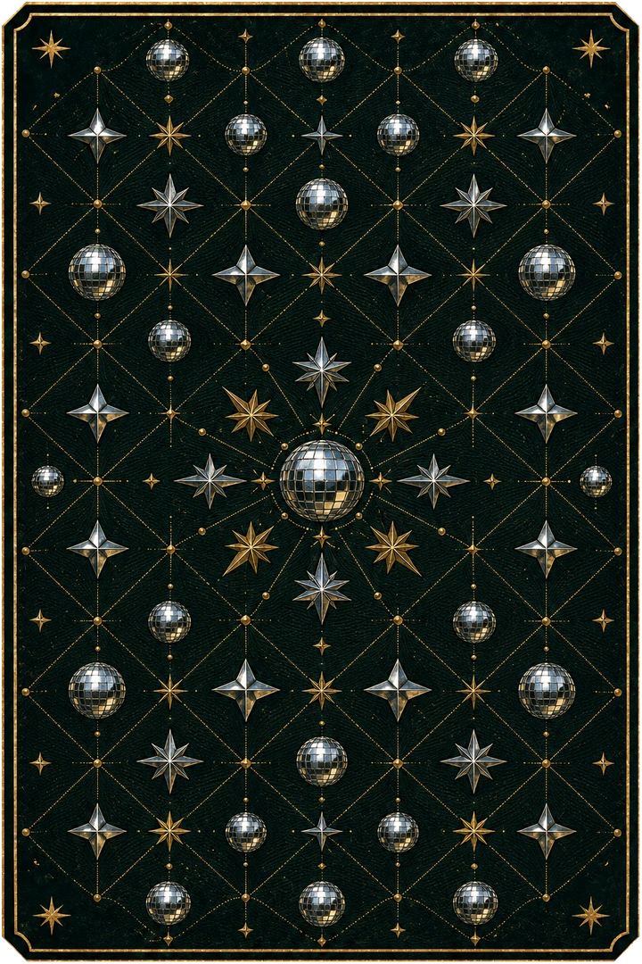 The back of the tarot card